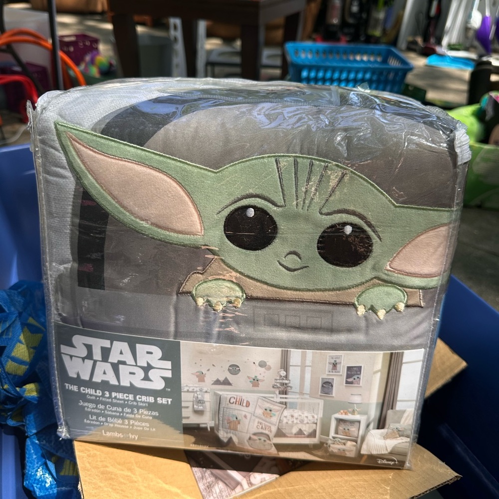 Star Wars The Child 3 Piece Crib Set